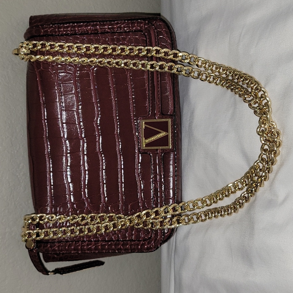 Victoria's Secret dark red shoulder bag